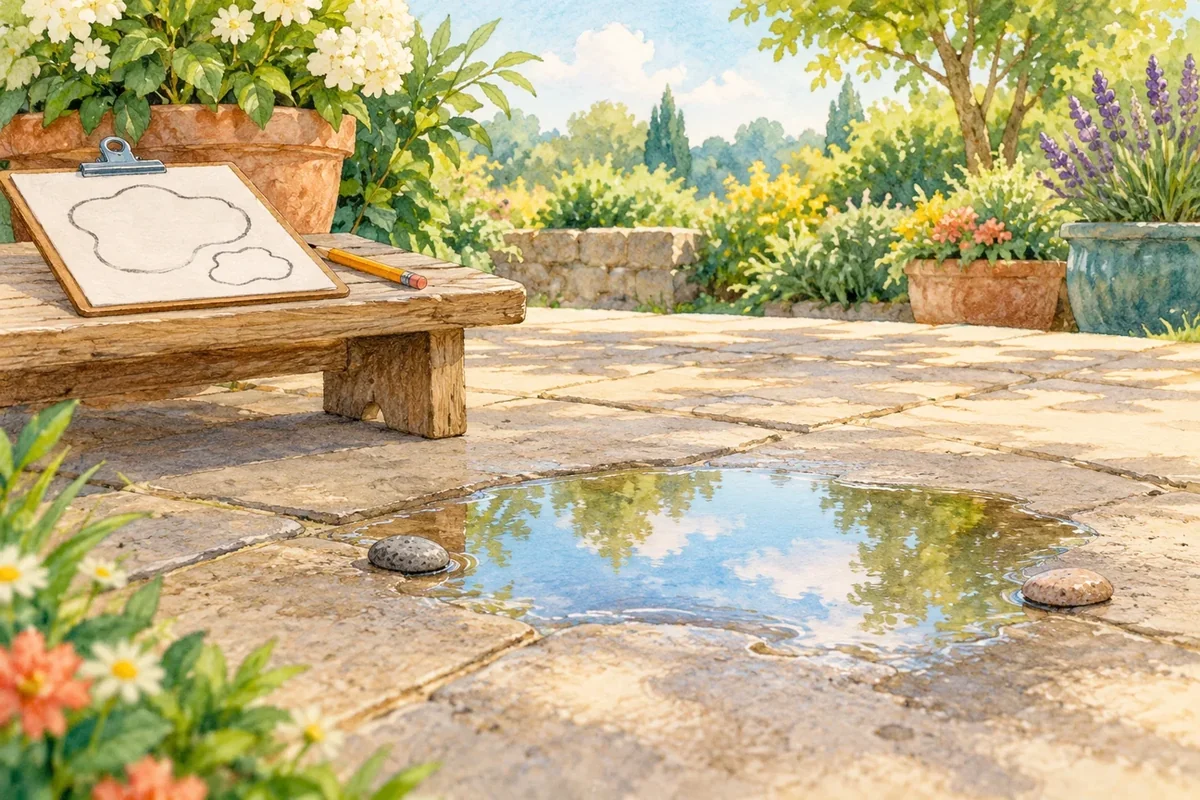 Illustrated example for Puddle Changes: An After-Rain Investigation for Kids