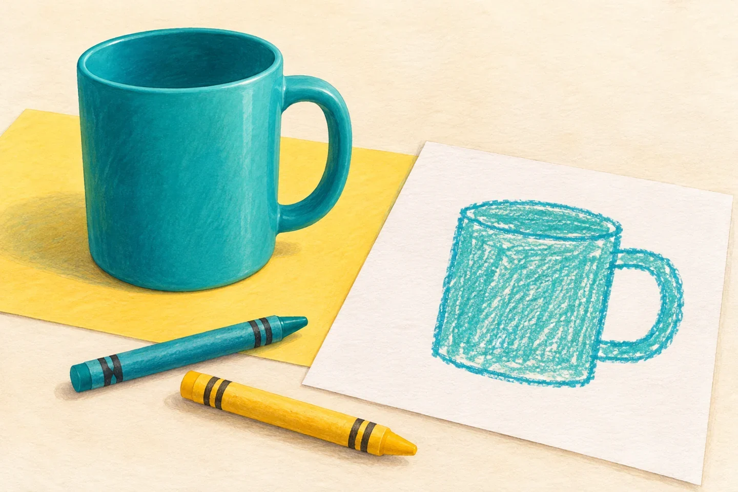Illustrated example for Create a Quiet Observation Drawing Station