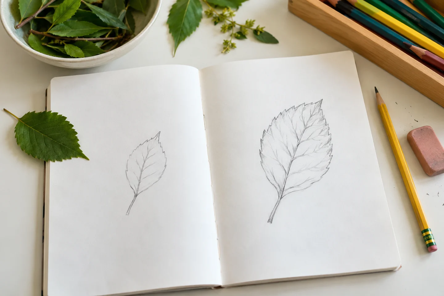 Return to the same subject and compare the details you recorded.