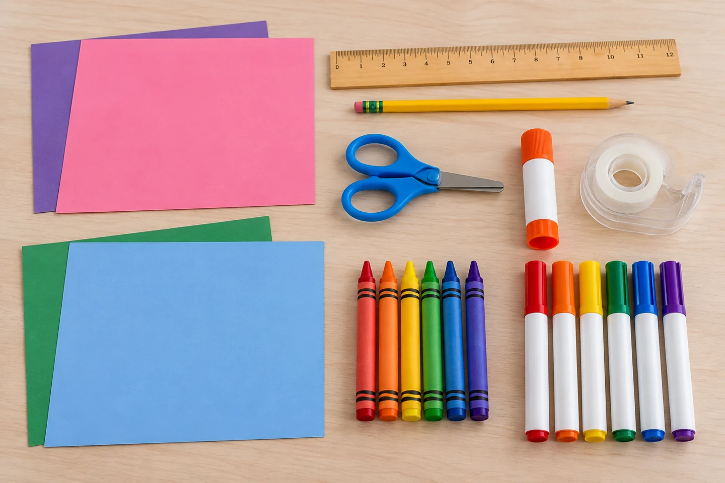 Unassembled materials for make your own birthday crown